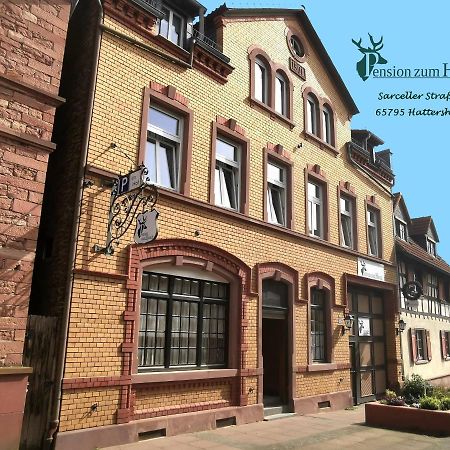 Hotel-Pension Zum Hirsch Hattersheim am Main Eksteriør billede