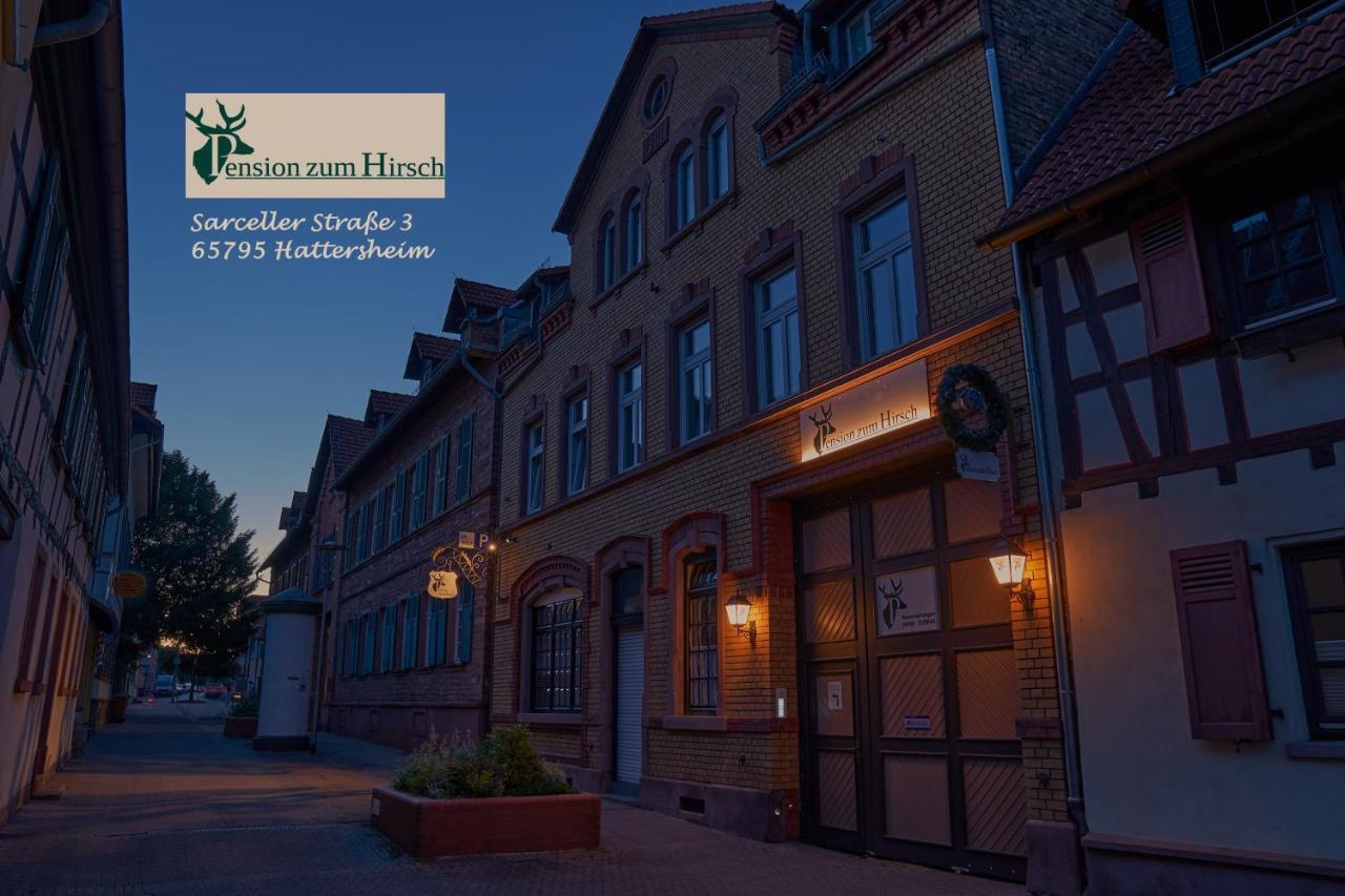 Hotel-Pension Zum Hirsch Hattersheim am Main Eksteriør billede